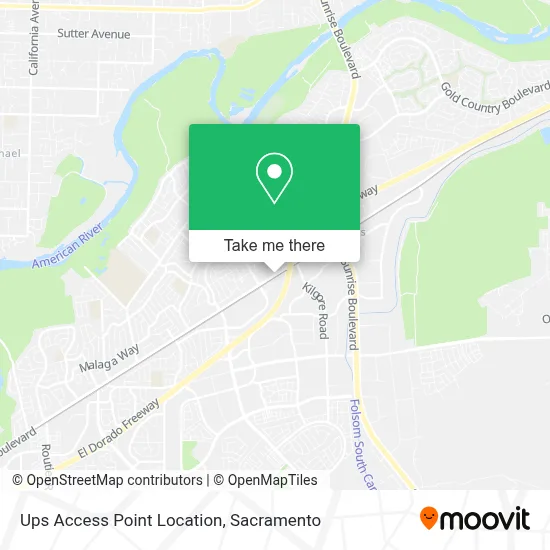 Ups Access Point Location map