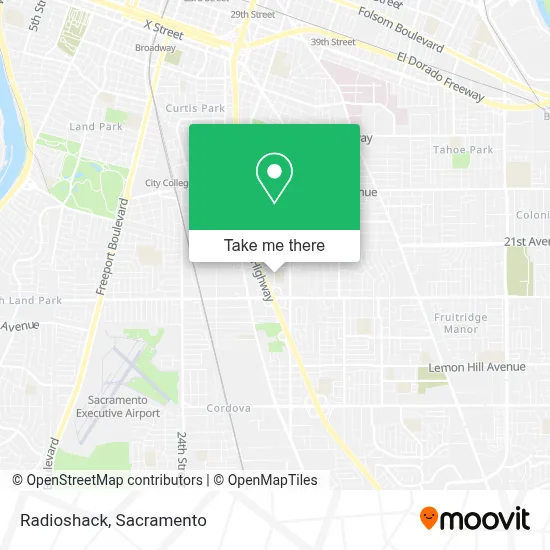Radioshack map