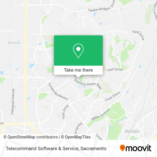 Telecommand Software & Service map
