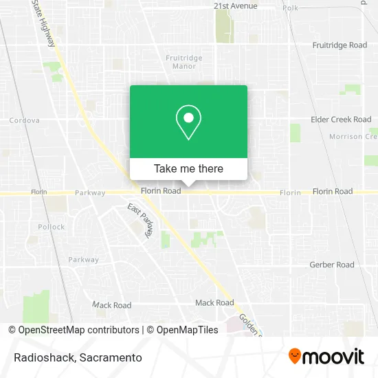Radioshack map