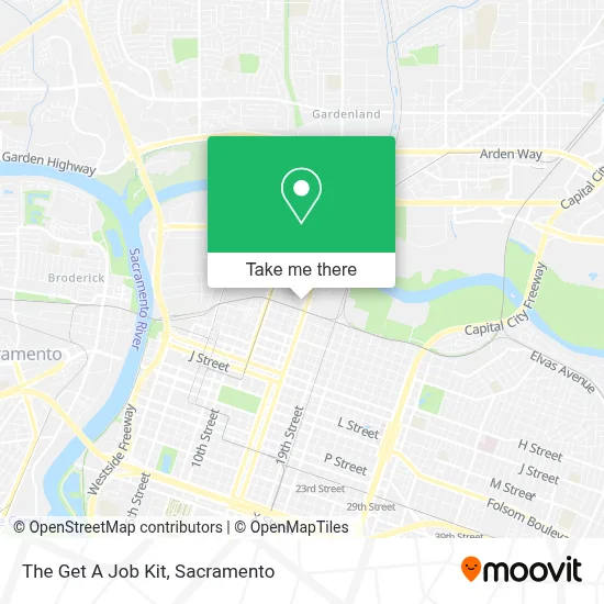 The Get A Job Kit map