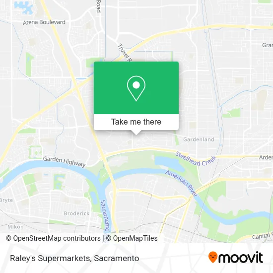 Raley's Supermarkets map