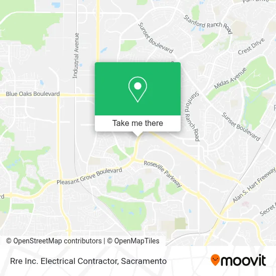 Rre Inc. Electrical Contractor map