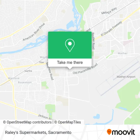 Raley's Supermarkets map