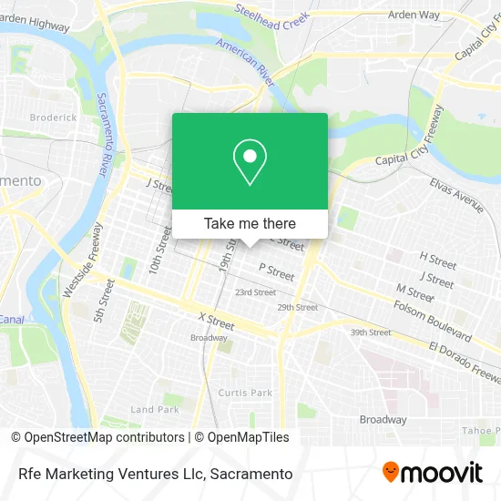 Rfe Marketing Ventures Llc map