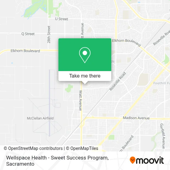 Wellspace Health - Sweet Success Program map