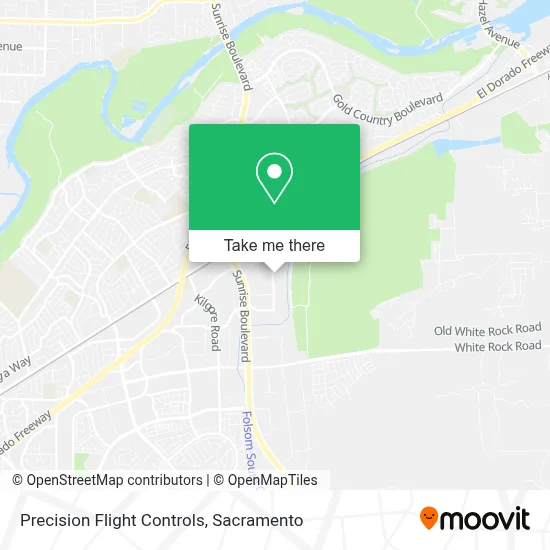 Precision Flight Controls map
