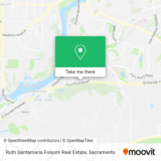 Ruth Santamaria Folsom Real Estate map