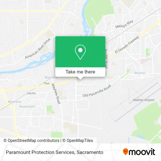 Paramount Protection Services map