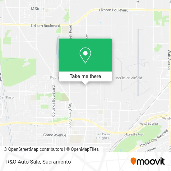 R&O Auto Sale map