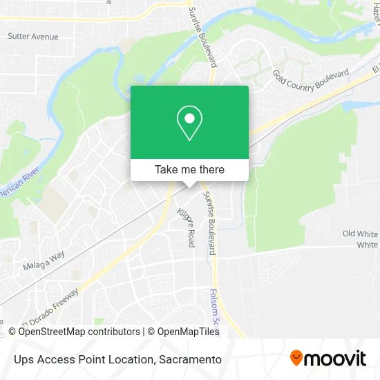 Ups Access Point Location map