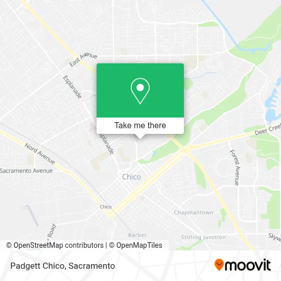 Padgett Chico map