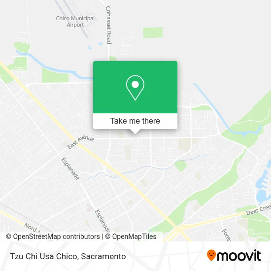 Tzu Chi Usa Chico map