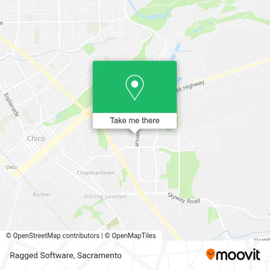 Ragged Software map