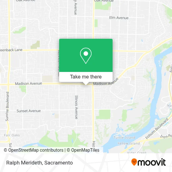 Ralph Merideth map