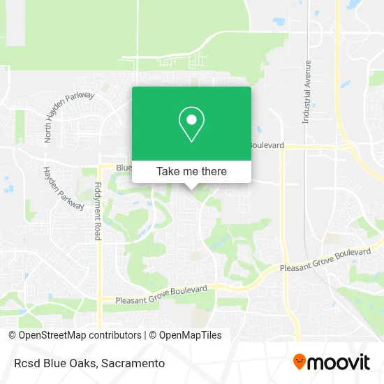 Rcsd Blue Oaks map