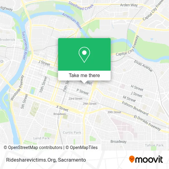 Ridesharevictims.Org map