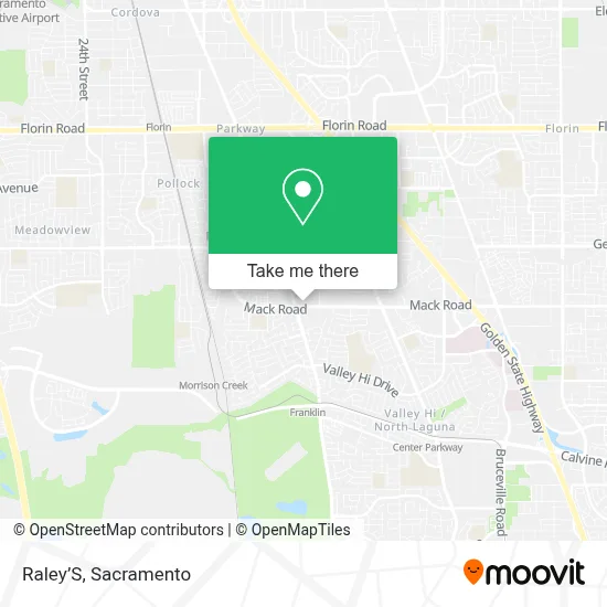 Raley’S map