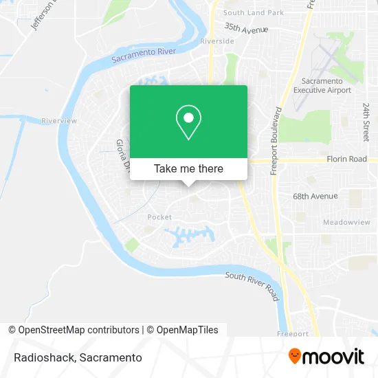Radioshack map
