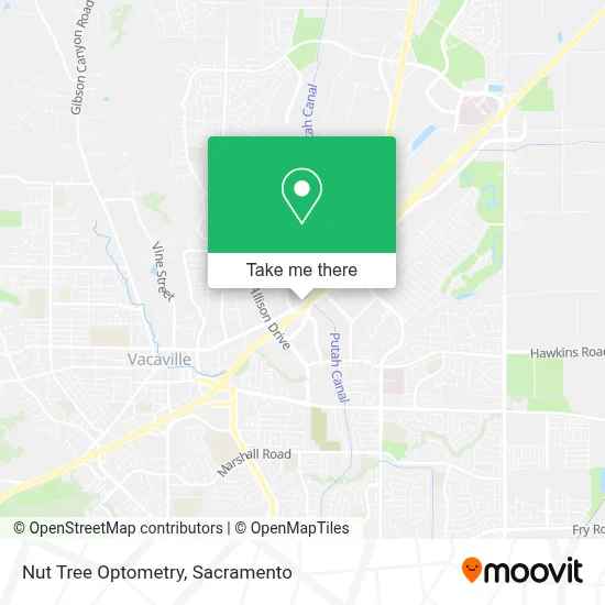 Nut Tree Optometry map
