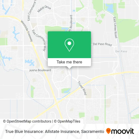True Blue Insurance: Allstate Insurance map
