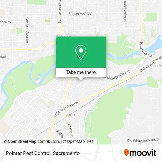 Pointer Pest Control map