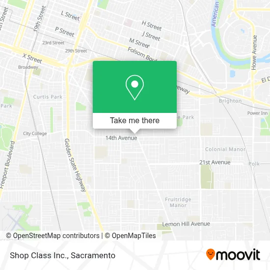 Shop Class Inc. map