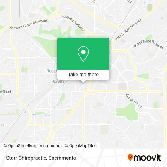 Starr Chiropractic map