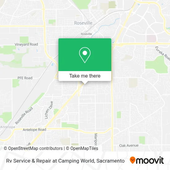 Rv Service & Repair at Camping World map