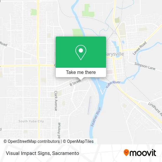Visual Impact Signs map