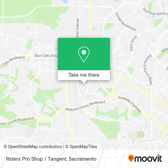Riders Pro Shop / Tangent map