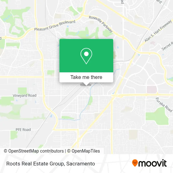Roots Real Estate Group map