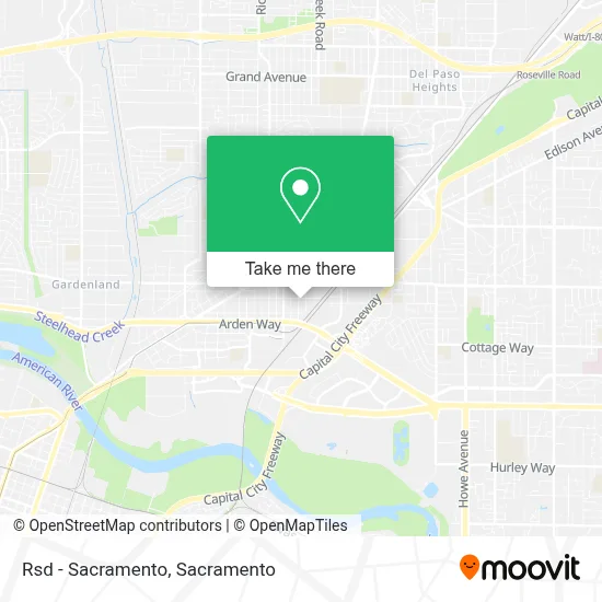 Rsd - Sacramento map