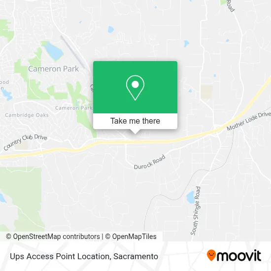 Ups Access Point Location map