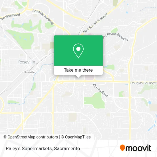 Raley's Supermarkets map