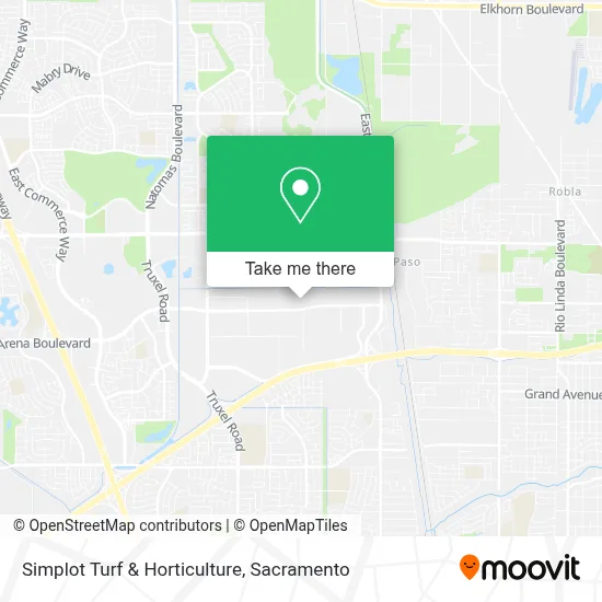 Simplot Turf & Horticulture map