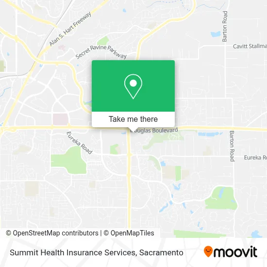 Summit Health Insurance Services map