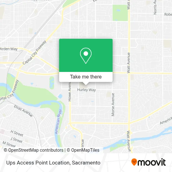 Ups Access Point Location map