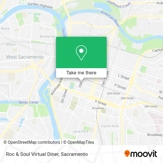 Roc & Soul Virtual Diner map