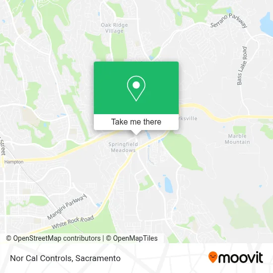 Nor Cal Controls map