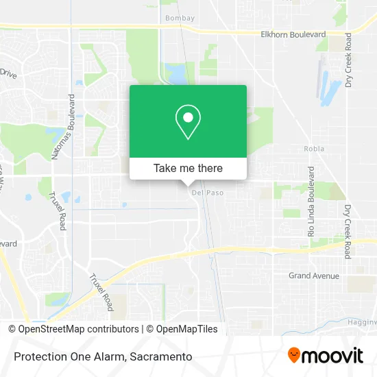 Protection One Alarm map