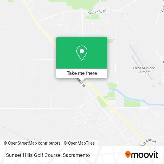 Sunset Hills Golf Course map