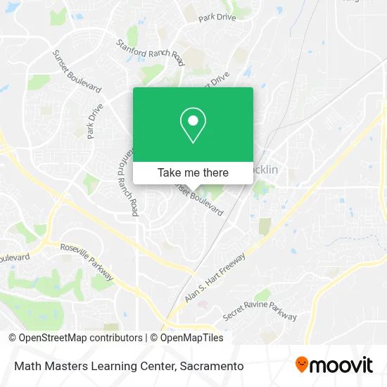 Math Masters Learning Center map