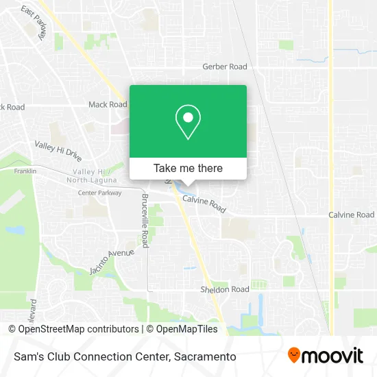 Sam's Club Connection Center map