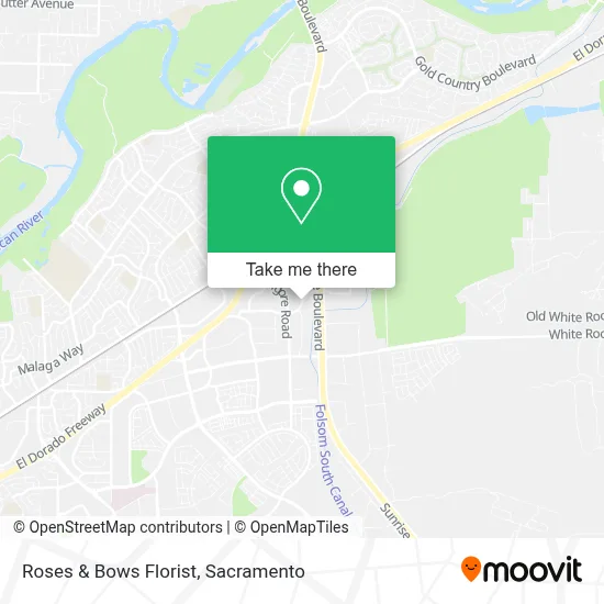 Roses & Bows Florist map