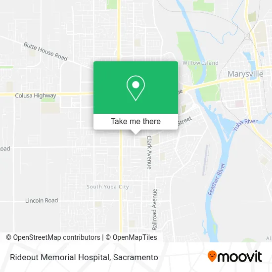 Rideout Memorial Hospital map