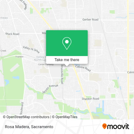 Rosa Madera map