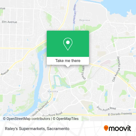 Raley's Supermarkets map