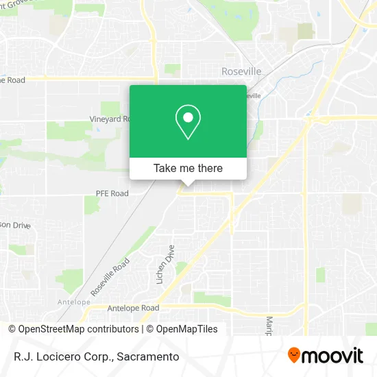R.J. Locicero Corp. map