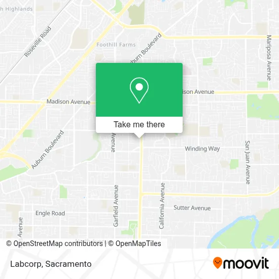 Labcorp map